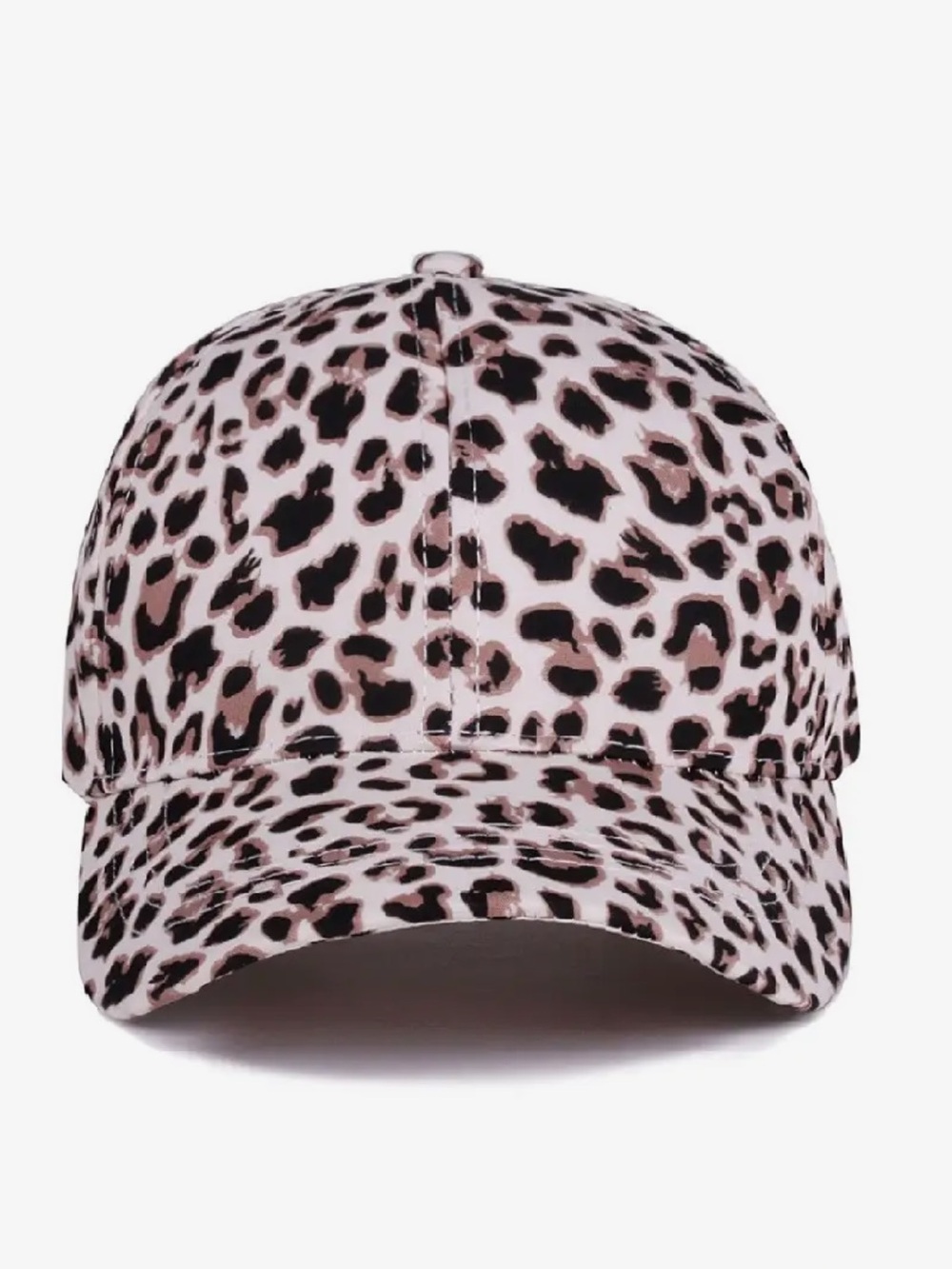 Zenana Neutral Leopard Print Baseball Cap Adjustable Trendy Lightweight Hat - Picture 2 of 2
